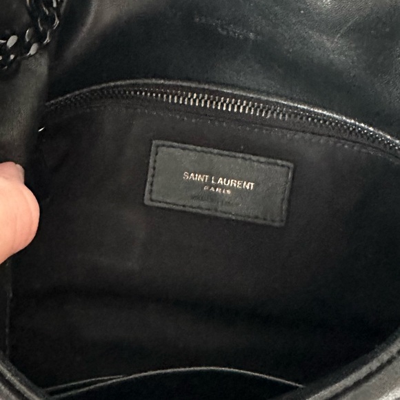 YSL Saint Laurent Black Toy Puffer Bag. - Picture 10 of 13